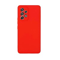 Case generico rojo para celular A53 - silicona