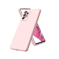 Case generico rosado para celular A53 - silicona