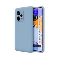 Case generico azul para celular Redmi Note 12 - silicona