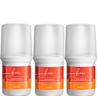 Pack x3 FIORI desodorante roll on de Esika 50ml