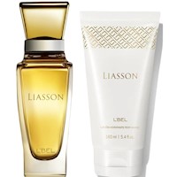 Regalo perfume Liasson  + loción perfumada aroma floral de LBEL