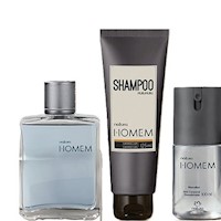 Homem clásico perfume Natura aroma amaderado moderado