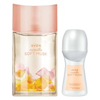 Pack x2 Soft Musk vainilla+ desodorante amaderada por Avon