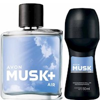 Set x 2 Musk Air aroma fresca aromática de Avon