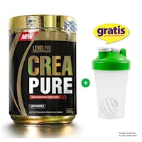 CREATINA 500 GR LEVEL PRO Sabor NATURAL