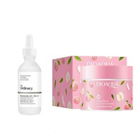 Serum Niacinamide The Ordinary Y CREMA EXFOLIANTE PEACH BIOAQUA