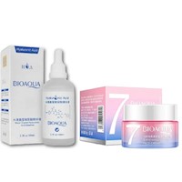 Serum Acido Hialuronico 100 ml + Crema Hidratante V7 - Bioaqua