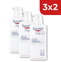 3X2 EUCERIN BABY CREM.CORP.400ML