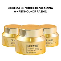 3 Crema de Noche de Vitamina A - Retinol - Dr Rashel