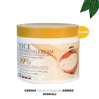 CREMA HIDRATANTE Y DESPIGMENTANTE DE ARROZ  WOKALI