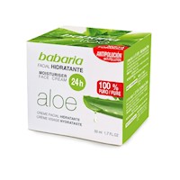 Crema Facial Hidratante Aloe Vera Babaria