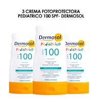 3 Crema Fotoprotectora Pediatrico 100 SPF- Dermosol