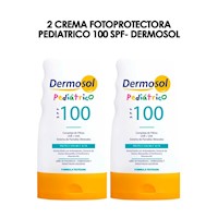 2 Crema Fotoprotectora Pediatrico 100 SPF- Dermosol