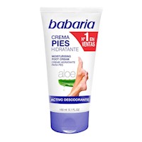 Crema para Pies Hidratante de Aloe Vera Babaria