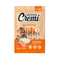 Cremi Atún y Salmon Snack Húmedo para Gatos x 5 Tubos
