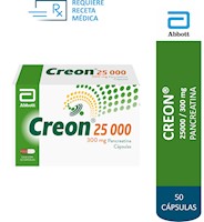 CREON 25000 CAPSULAS X 50