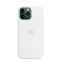 Silicone case IPHONE 15 PRO WHITE + lamina de vidrio