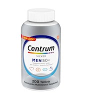 Multivitaminico Centrum Silver 50+ Hombre x 200 Tabletas