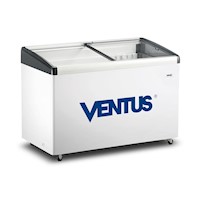 Congeladora Ventus 400LT tapa vidrio inclinado