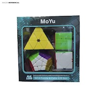 Cubo Mágico Rubik en Caja x4 Piezas