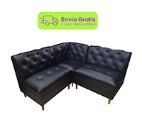 Sofa seccional Riviera Negro