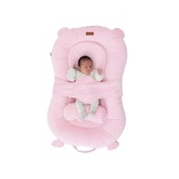 Cuna colecho plegable 3 en 1  Rosado