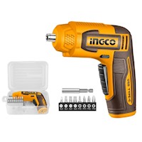 Atornillador 4V Ingco Compacto + 9 Puntas + Estuche