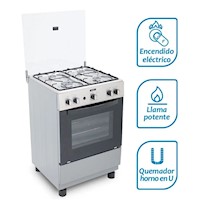Cocina Coldex CX611 a Gas de Pie 24" 4 Quemadores Inox