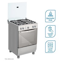 Cocina Coldex CX641 PLUS a Gas de Pie 24" 4 Quemadores Inox