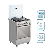 Cocina Coldex CX691 PLUS a Gas de Pie 24" 4 Quemadores Inox
