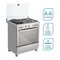 Cocina Coldex CX751 a Gas de Pie 30" 5 Quemadores Acero Inoxidable