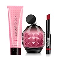 Sweet Black Perfume de Mujer con Locion y Labial