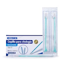 Citocepillo para Citología Estéril Tipo D CAJA 100 UND