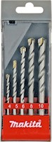 Set brocas p/concreto 5 PCs 4x70, 5x85, 6x110, 8x110, 10x110
