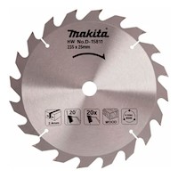 Disco Sierra para Madera Makita 20 Dientes 25 x 2.4mm 9-1/4"