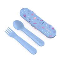 Set de Cubiertos Bentgo Kids - Lavander Galaxy