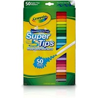 Plumones Lettering Crayola Super Tips x 50 unds
