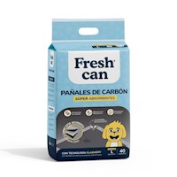 Fresh Can Pañales De Piso Carbon 40Un