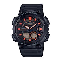 Reloj CASIO AEQ-110W-1A2 Resina Juvenil Negro