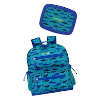 Set Lonchera y Mochila Escolar Bentgo Kids - Tiburones