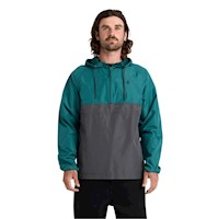 Casaca Cortaviento Hombre Volcom Eckerton Negro