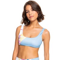 Bikini Top Brallet Roxy Ropa de Baño - Celeste