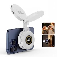 Popsockets para Celular W50 con Aro Luz LED Integrado Soporte Magnético