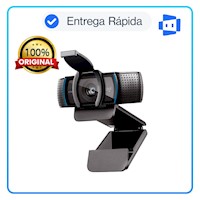 Cámara Logitech C920e Business Full HD con tapa  Black