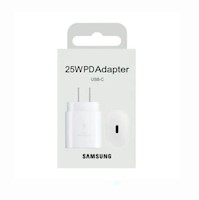 Cargador (Adaptador) Samsung 25W PD Super Carga Rapida - BLANCO