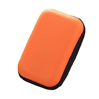 Bolsa para almacenar audífonos y organizador - Naranja