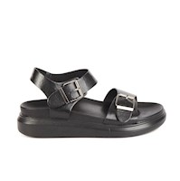 SANDALIA MUJER STHEF CASUAL NEGRO 7742