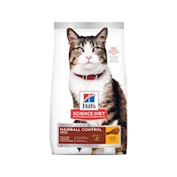 Comida para Gato Hill's Science Diet Adulto Control Bolas de Pelo 7kg