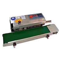 Selladora Continua Horizontal Acero Inox Grondoy - Envasado Automático color Gris