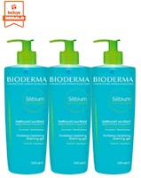 Trio Bioderma Sébium Gel Moussant 500ml